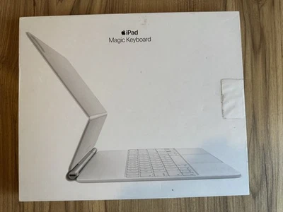 Genuine Apple Magic Keyboard iPad Pro 12.9 4th 5th 6th Gen White British English - Image 1 of 4