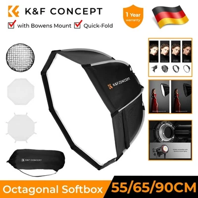 K&F Concept Parabol Softbox Schnellverschluss Bowens-Mount für COB Video Light - Bild 1 von 4