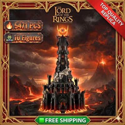 TOYS & TECH HUB 10333 The Lord of the Rings: Barad-dûr Building Blocks w/ Figures 5471PCS