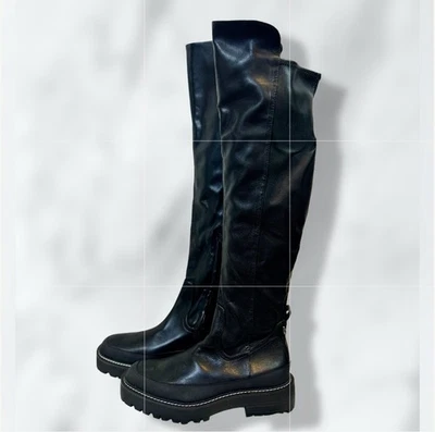 Botas para mujer Sam Edelman negras con suela sobre la rodilla / talla 9 1/2 nuevas con etiquetas Foto 1 de 4