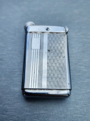 Briquet vintage Polaire Breveté SGDG France essence métal – collection - Photo 1/4