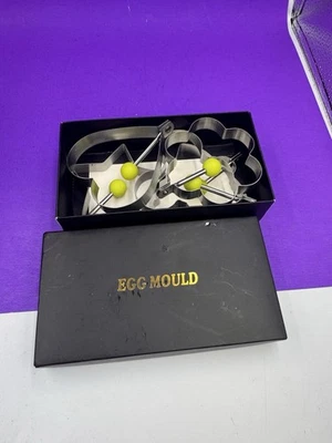 Molde de ovo frito de aço inoxidável panqueca coração café da manhã omelete - Imagem 1 de 3