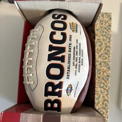 Denver Broncos Campeonato del Super Bowl Tamaño Completo Panel Logotipos NFL Fútbol Foto 1 de 3