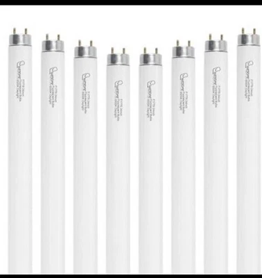 8 Pack 24 inch F17T8/865 Fluorescent Light Bulb, 17 Watts, 6500K Daylight - Image 1 of 4