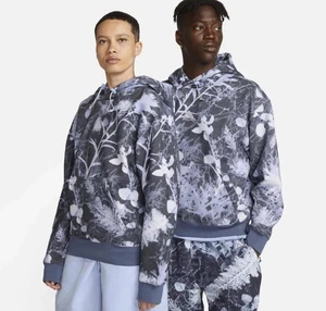 Nike Air ACG Hoodie Purple Pullover Floral Therma Fit Men Sz M New DV9394-015 - Picture 1 of 5