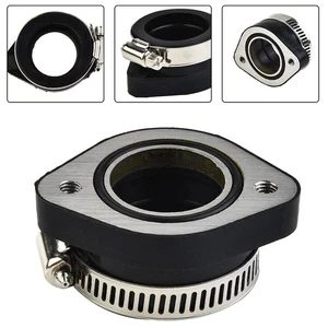 1 PCS Carburetor Manifold Rubber+Aluminum 33-35mm Flange Adapter Rubber+Aluminum - Picture 1 of 12