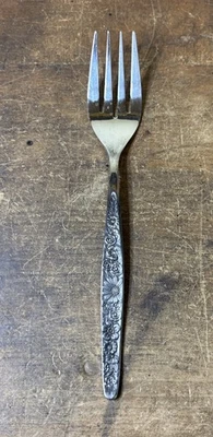 Interpur Jardinera Korea Stainless Silverware Flatware Daisy Flowers Salad Fork - Image 1 of 4