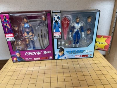 MAFEX Cyclops No.173 & Psylocke No.141 Comic Suit Ver. Figures - Medicom Toy - Image 1 of 4