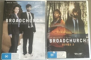 Broadchurch Dvd Sets. Season 1 and 2. Region 4. Great condition. Complete Sets. - Picture 1 of 1
