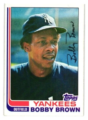 1982 Topps - #791 Bobby Brown - Image 1 of 2