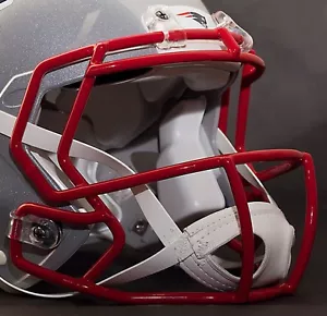 NEW ENGLAND PATRIOTS Riddell Speed CU-S2BD-SW Football Helmet Facemask/Faceguard - Picture 1 of 4