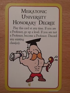"Miscatonic University Honorary Degree" - Promo-Karte für "Munchkin Cthulhu" - Imagen 1 de 1