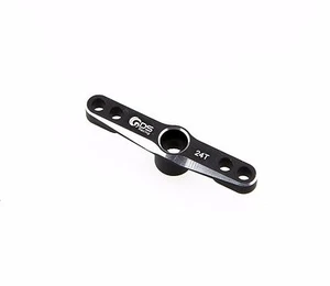 Servo brazo servo bocina de aleación universal GDS Racing 24T Hitec negro - Imagen 1 de 2