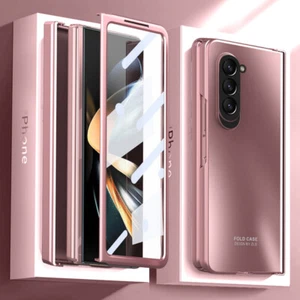 Case For Samsung Galaxy Z Fold6 Fold5 Fold7 ShockProof Tempered Glass 360° Cover - Picture 1 of 18