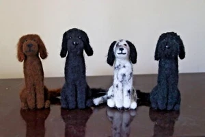 Needle Felted Cocker Spaniels. Cockerpoo. Handmade and unique Free UK Postage - Picture 1 of 46