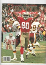 Beckett Football Card Monthly July 1991 Issue #16 Jerry Rice