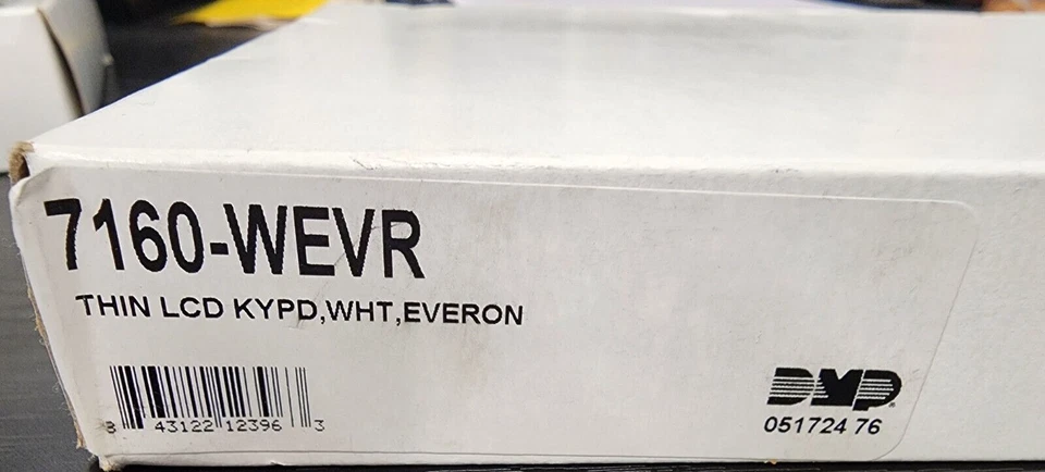 7160-WEVR DMP THIN LCD KYPD, WHT - Image 1 of 4