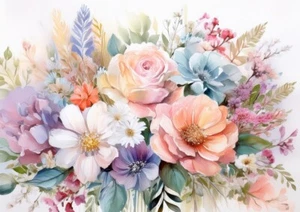 500-piece Lovely bouquet jigsaw puzzle 5 - Picture 1 of 2