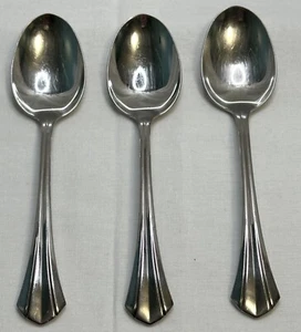 3 Oneida Deluxe RUSHMORE Edelstahl Besteck Suppenlöffel Platz Löffel 6 5/8" - Bild 1 von 14