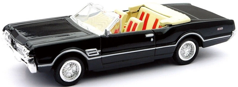 NEWRAY - OLDSMOBILE 4-4-2 1966 convertibile nero - 1/43 - NEW48013M - Immagine 1 di 1