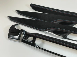 LHD BMW F15 ALCANTARA M STITCHING INTERIOR TRIM KIT SET - Picture 1 of 16