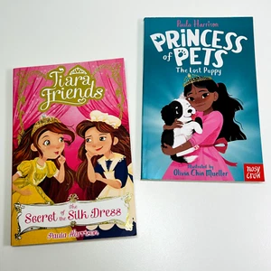 2 Lot of Paula Harrison paperback books: Tiara Friends #2 + Princess of Pets #2 - Picture 1 of 12