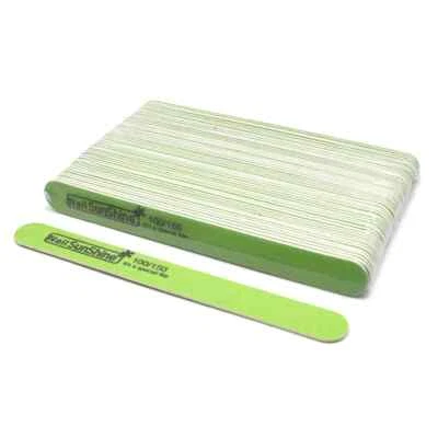 50 Pcs Multi Grit Wood Nail Files Strong Thick Nails Lime A Ongle Manicure Tools - Image 1 of 4
