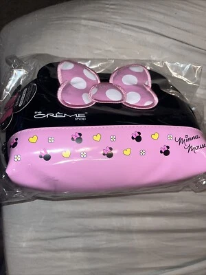 Bolso de Cosméticos Maquillaje The Creme Shop Disney Minnie Mouse - Rosa Negro Blanco Multi Foto 1 de 4