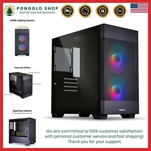 High Airflow Micro ATX PC Case, RGB Gaming Computer Case, Mesh Front Panel Mi... - Picture 1 of 8
