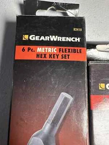 Gearwrench 82420 6pc SAE Hex & Torx Flexible Hex Key Sets - Picture 1 of 6