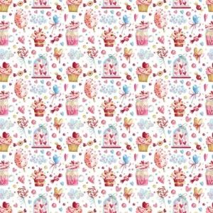 100% Cotton Digital Fabric So Sweet Cupcakes 140cm Wide - Picture 1 of 1