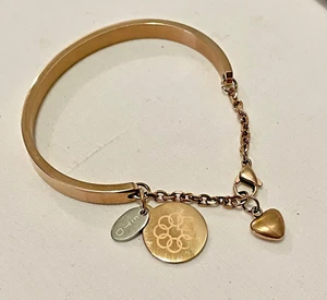 Embrace the Difference ETD Liebe Einschluss Armband Manschette/Kette/Charm Roségold Neu mit Etikett - Bild 1 von 8