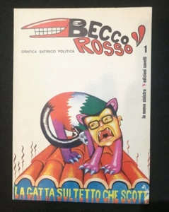 Becco Rosso Satirical Political Graphic - Year 1973 - No. 1 - Picture 1 of 4