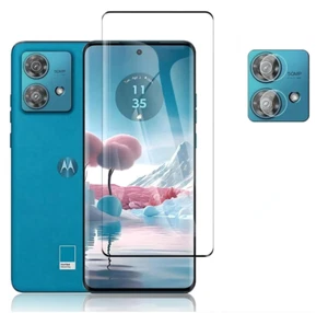 Screen Protector Tempered Glass for Motorola Edge 40 Neo +Camera Lens Protectors - Picture 1 of 11
