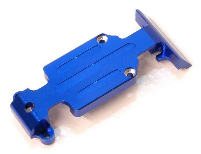 STRC ST5337RB Machined Aluminum HD Rear Skid Plate Blue E-Revo/3.3/Slayer - Image 1 of 1