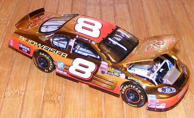 Dale Earnhardt Jr. 2003 RCCA 1/32 Scale Budweiser/Staind 24kt Gold Car - Image 1 of 4