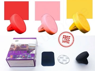 Magnetic Mount Car Air Vent Dashboard Cell Phone Holder for iPhone X 7 8 Samsung - Image 1 of 3