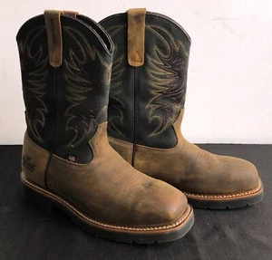 Thorogood American Heritage Square Toe Wellington Men's 10 EE Cowboy Boots A+++ - Picture 1 of 17