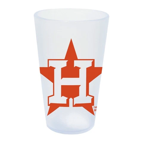 HOUSTON ASTROS ICICLE 16 OZ SILICONE PINT GLASS NEW WINCRAFT 👀 Cover