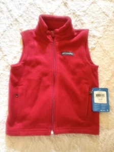 Kids columbia Youth steens mountain fleece vest Jacket - Picture 1 of 8