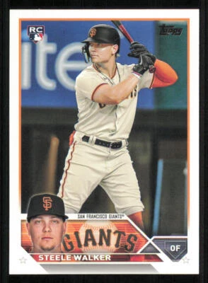 2023 Topps #264 Steele Walker RC - Image 1 of 2