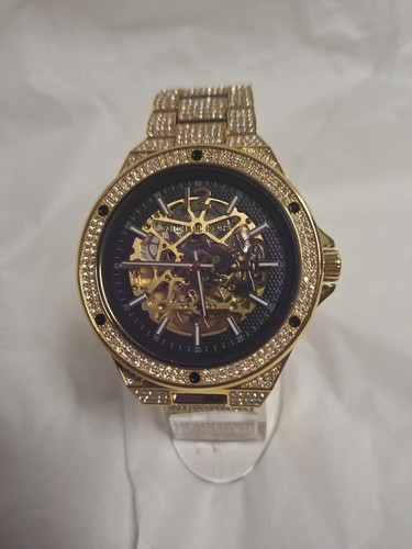 Orologio Michael Kors Everest Automatico 48mm Oro Quadrante Nero Orologio MK9151