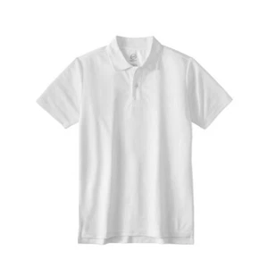 Wonder Nation Polo Shirt Boys Size S  White Uniform Short Sleeve          --K5-- - Picture 1 of 3