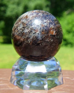 Schimmernde Astrophyllit Kugel / Kristallkugel ~ Russland - Bild 1 von 7