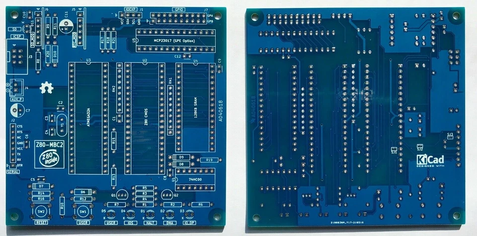 Z80 MBC2 CP/M Leerplatine BLAU - Bild 1 von 1
