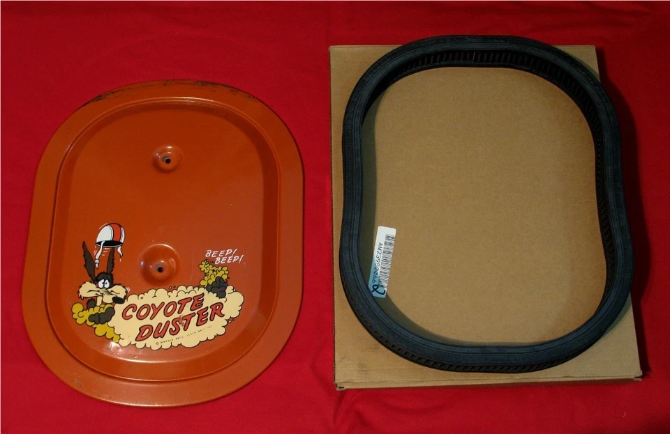 1969 70 Plymouth Road Runner Coyote Duster Air Cleaner Lid Original & K&N Filter Foto 1 de 4
