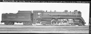 25FF274 JUNK NEGATIVE CANADIAN PACIFIC  RAILROAD 2-8-2 LOCO #5440 - Picture 1 of 1