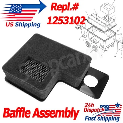 1253102 Conjunto de deflector de filtro de caja de aire para Polaris 400 440 500 650 XCR XC Indy Foto 1 de 4