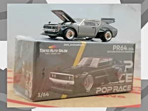Pop Race Skyline KPGC110 Kenmeri cromo oscuro TASKL 2024 PR64-204 1:64 - SIN SELLAR - Imagen 1 de 12