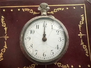 🔴 Orologio tasca ARGENTO 800 donna monachina da revisionare parti vintage 13 - Imagen 1 de 9